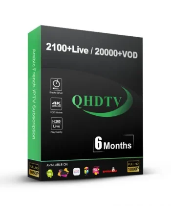 QHDTV IPTV Abonnement 6 - 12 Mois